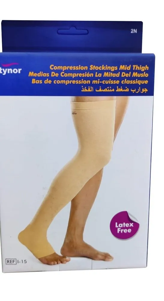 compression stocking mid thigh l