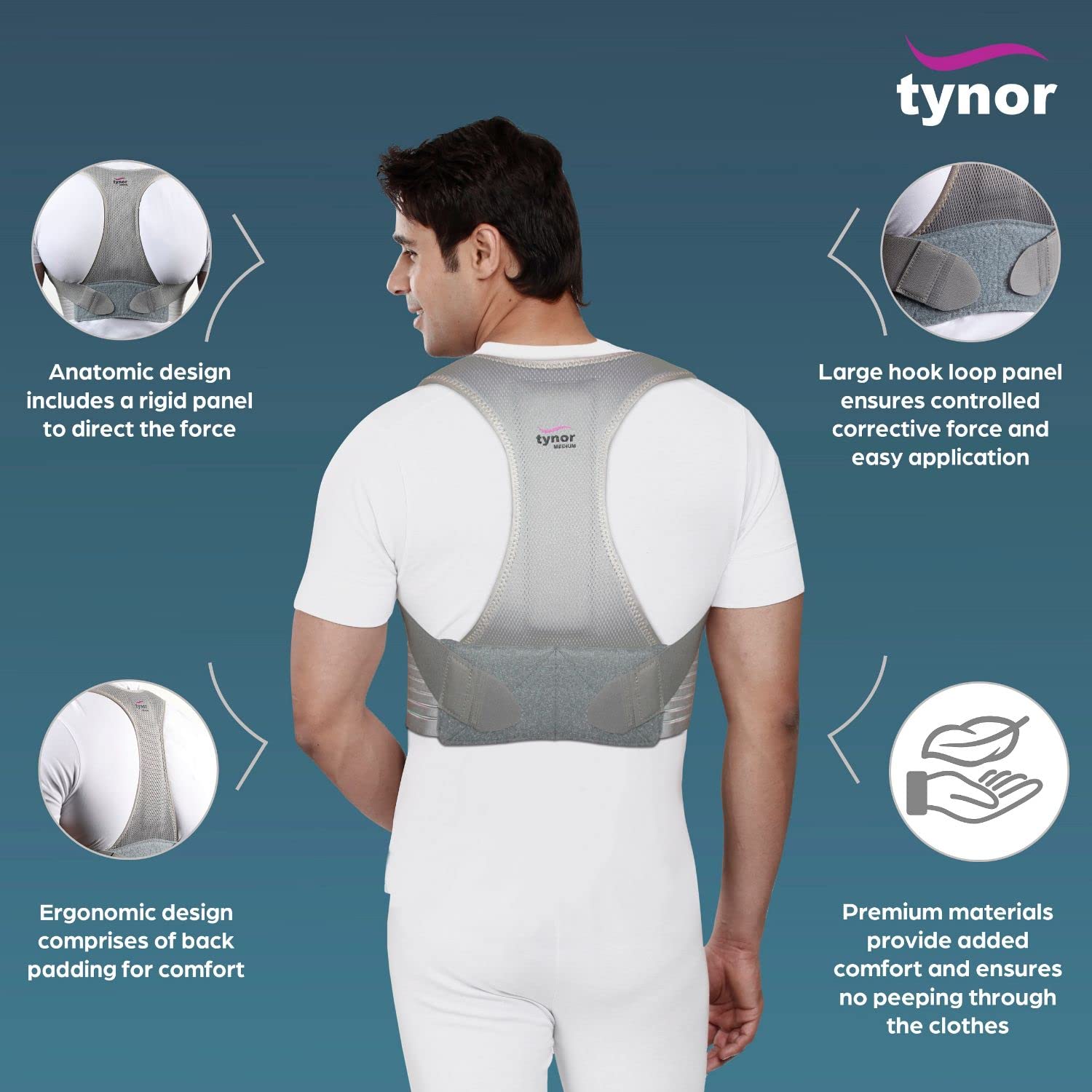 Tynor Posture Corrector (M)