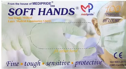 Soft hands latex exam medium