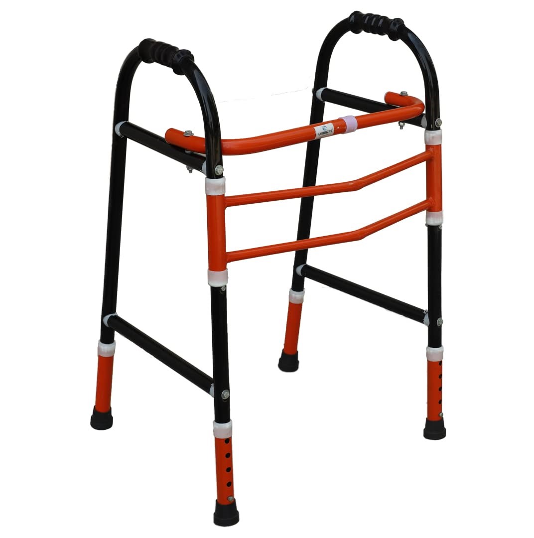 Walker foldable orange black