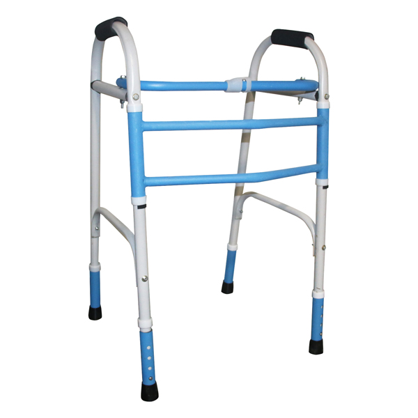 Walker foldable white blue
