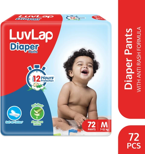 LuvLap Pants M Size 72 Count