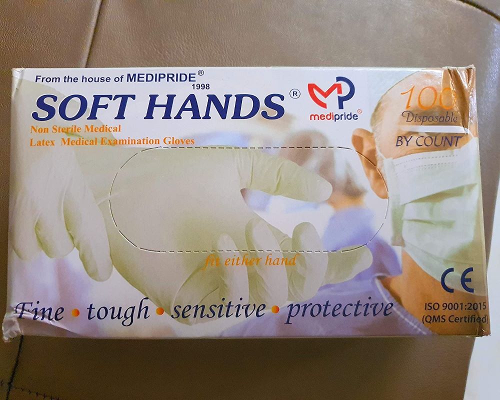 Soft hands latex exam medium