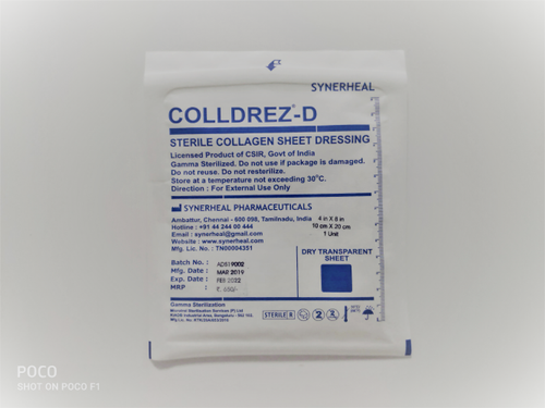 Study of Collagen Based Dressing for Wound Healing